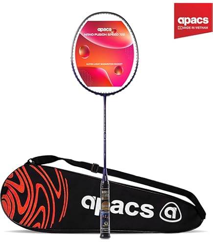 ◆apacs NANO FUSION SPEED 722◆2本セット◆ガット込み Amazon | Apacs Nano Fusion 722スピードバドミントンラケット
